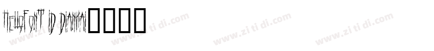 HelloFont ID DianKai字体转换